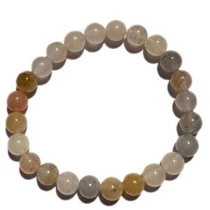 Agate stretch bracelet hand made 8mm beads